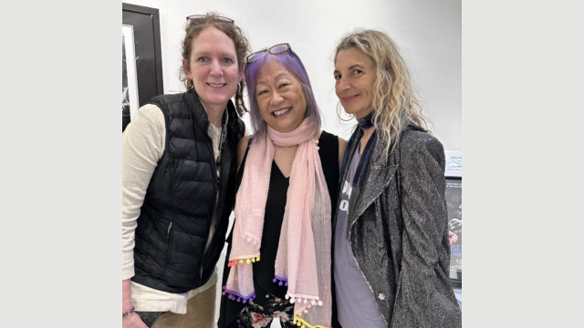 Marisa Accocella (Graphic Novelist) and Laura Eisenhower (Great-granddaughter of Ike) at Keshet Gallery in Boca Raton, FL Marisa Accocella (Graphic Novelist) and Laura Eisenhower (Great-granddaughter of Ike) at Keshet Gallery in Boca Raton, FL